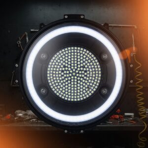 Placeholder photograph for LED headlight. Not a claim of stock or fitment.